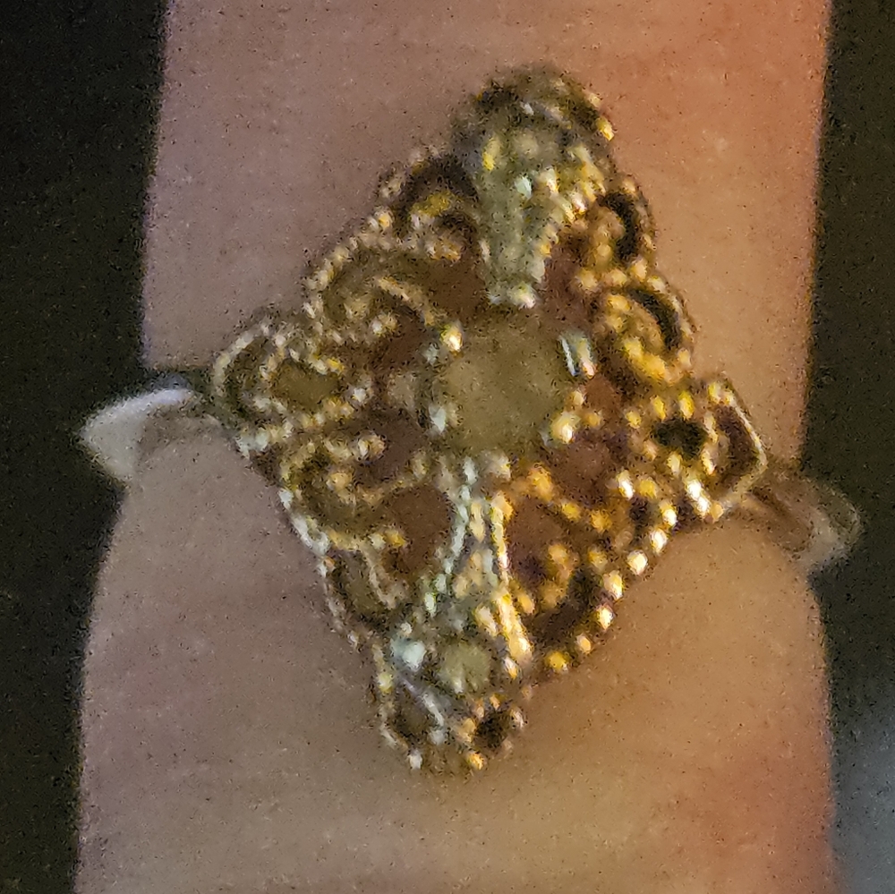 Gold over silver